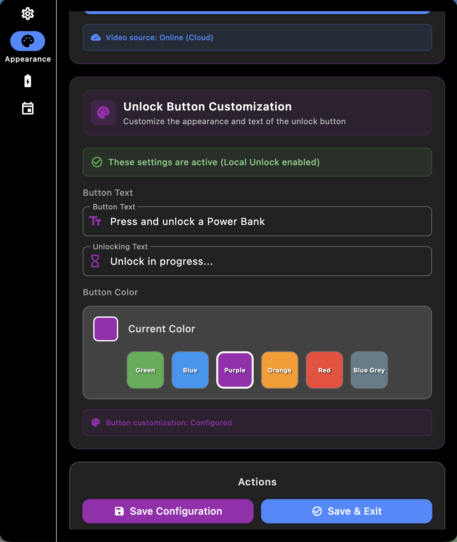 Button Customization