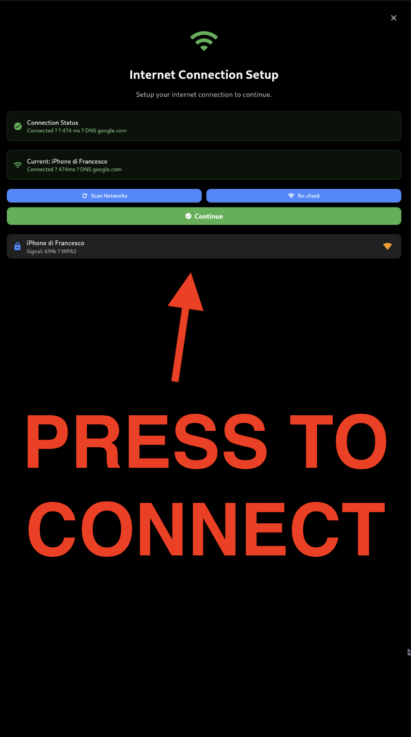 Set WiFi informations